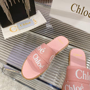 WOODY SLIPPER IN ROSE PINK CANVAS
