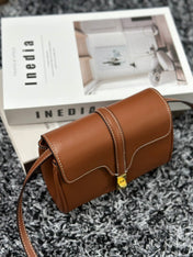 CLASSIC MINI 18 CINNAMON BROWN CALFSKIN
