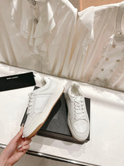 SL SL/61 SNEAKERS WHITE PERFORATED CALFSKIN