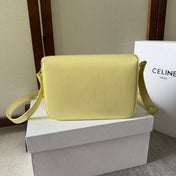 CLASSIQUE TRIOMPHE BAG 22 IN YELLOW CALFSKIN