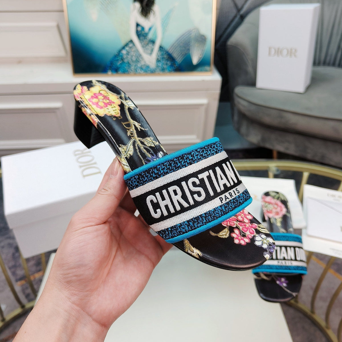 CD Mule Dway Heeled Slide 45mm Style 1