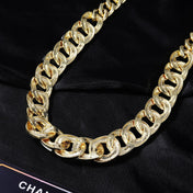 CHANEL 25S CHAIN BELT IN SILVER METALLIC 614405