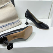 LW TOY PUMP 95 BLACK CALFSKIN