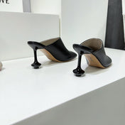 LW TOY MULE 95 BLACK CALFSKIN