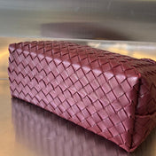MEDIUM ANDIAMO 32 IN BURGUNDY LAMBSKIN
