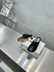 LW TOY MULE 55 BLACK CALFSKIN