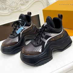 LV ARCHLIGHT 2.0 PLATFORM SNEAKER IN BLACK MIX OF MATERIALS