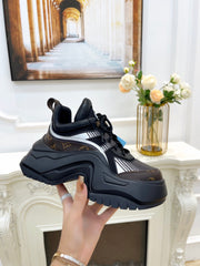 LV ARCHLIGHT 2.0 PLATFORM SNEAKER IN BLACK MIX OF MATERIALS