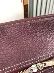 HARDY PM BAG 40 IN BROWN GOYARDINE CANVAS AND TAURILLON LEATHER TRIM