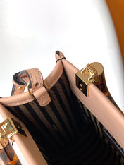 Fend Mini Sunshine Shopper Bag 18 Peach Leather