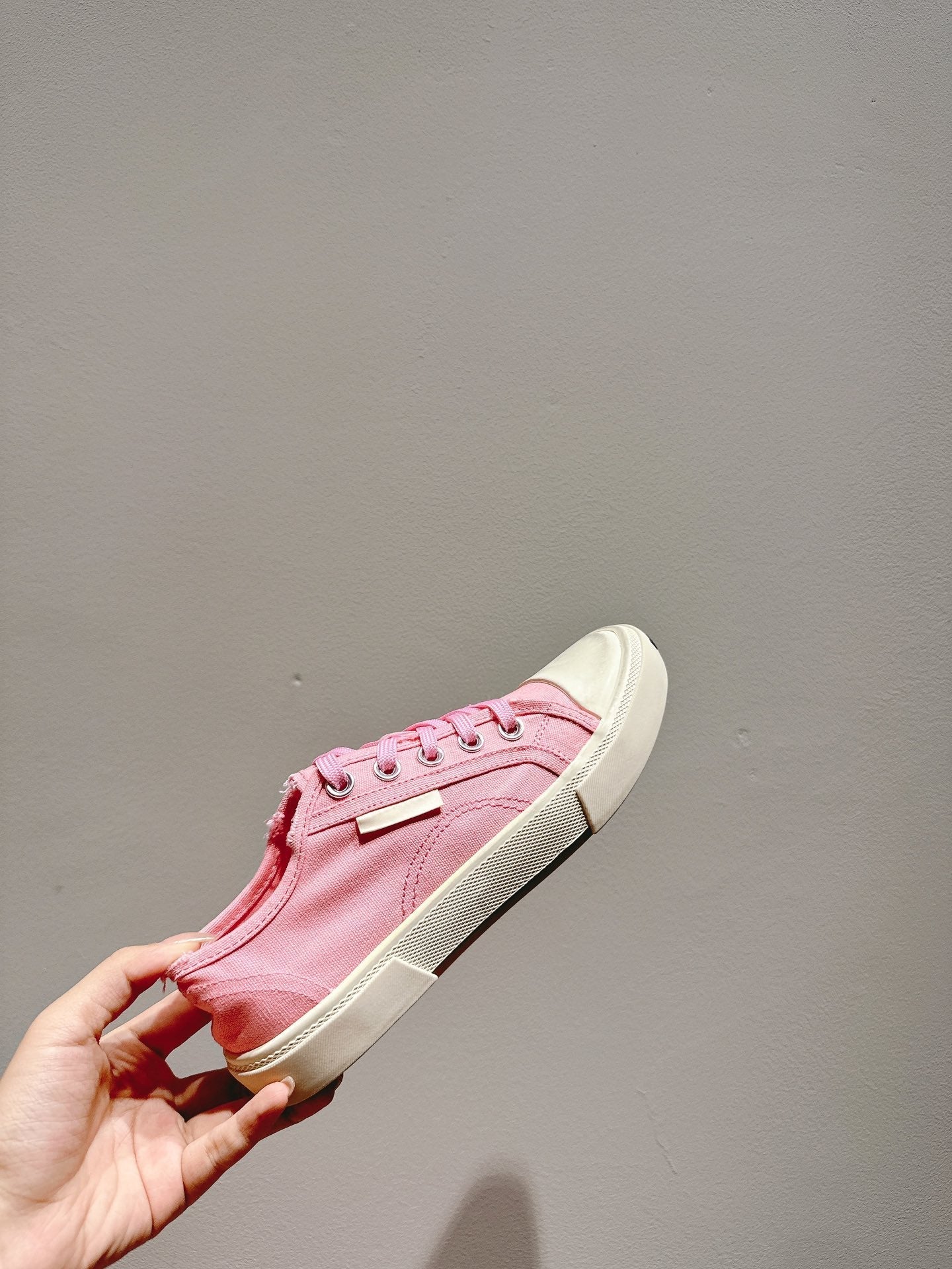 BALENCIAGA 25S SNEAKER IN PINK CANVAS
