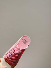 BALENCIAGA 25S SPORT CLOGS IN PINK CANVAS