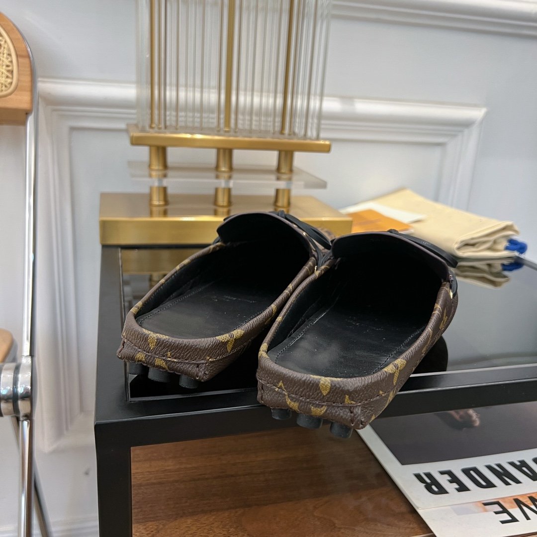 LV COSY FLAT CLASSIC MONOGRAM PALE BROWN