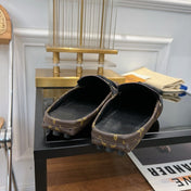 LV COSY FLAT CLASSIC MONOGRAM PALE BROWN