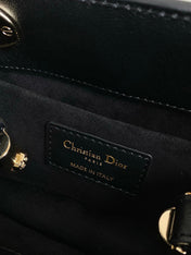 MINI LADY 19 BAG IN BLACK LAMBSKIN