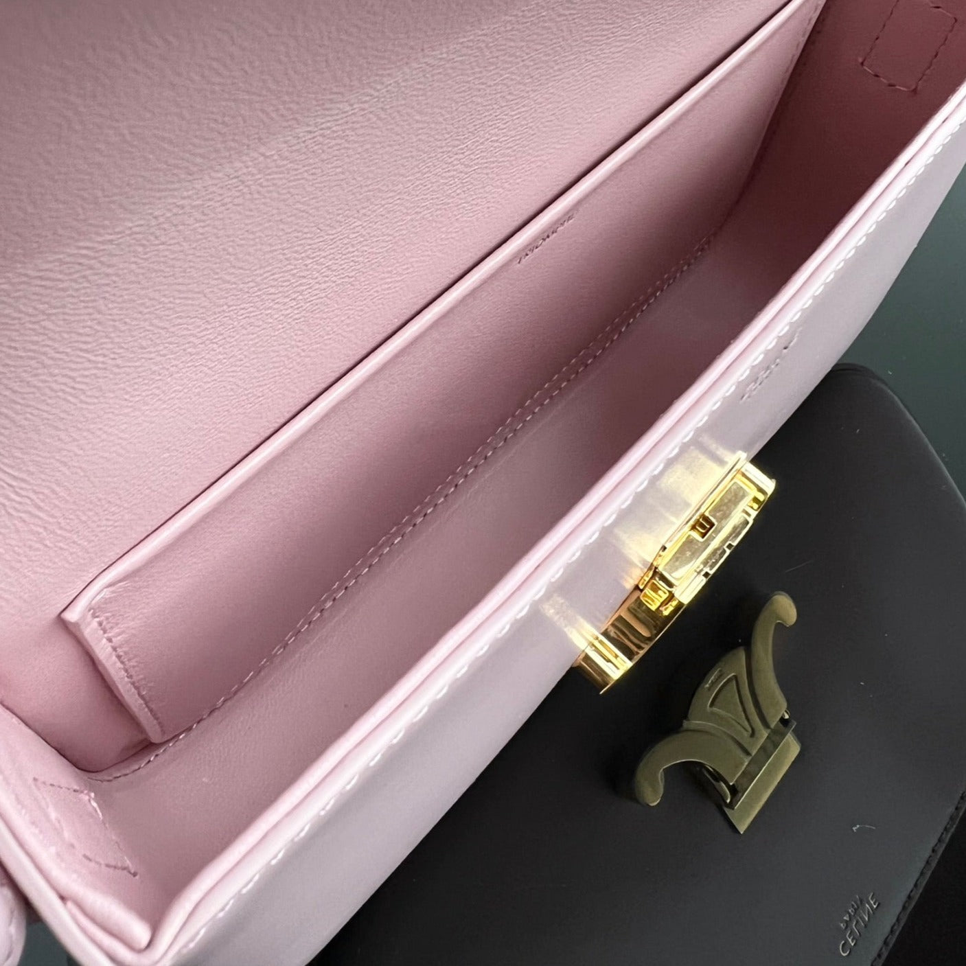 TRIOMPHE 20 PINK PASTEL CALFSKIN