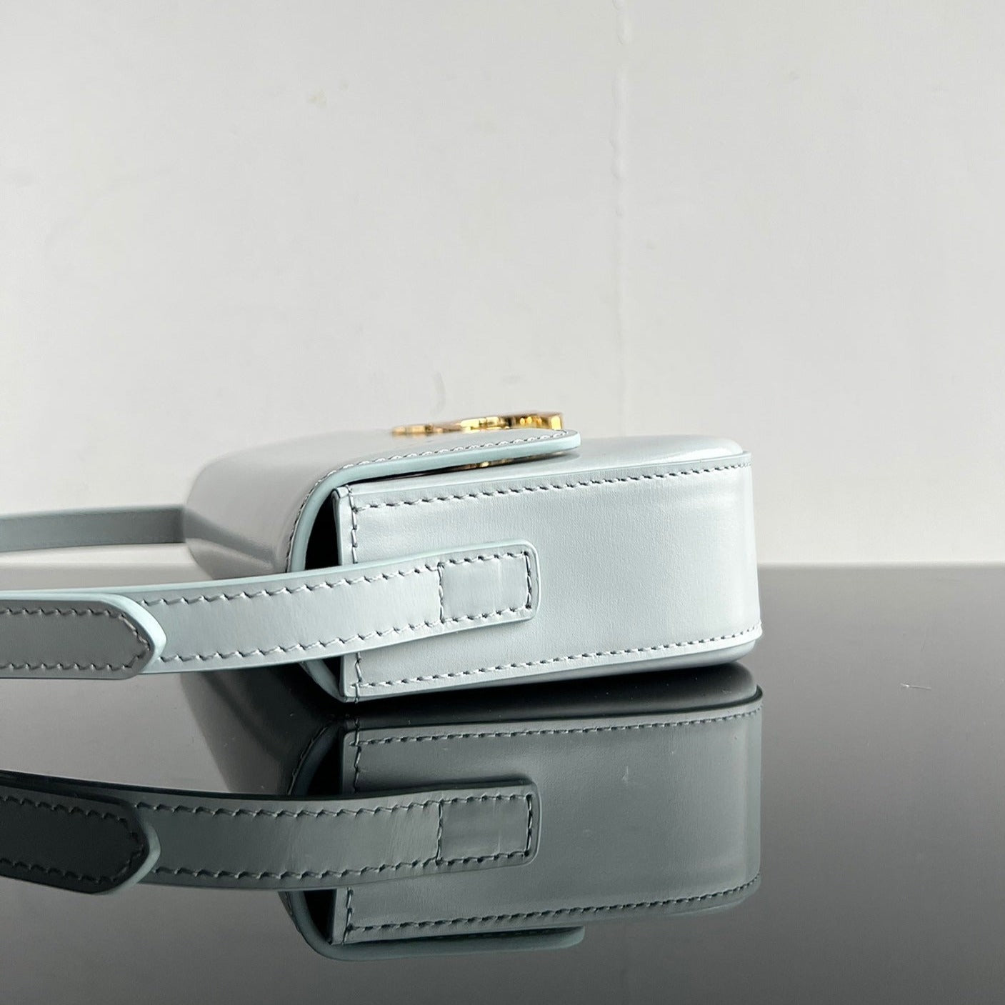 TRIOMPHE 20 BLUE PASTEL CALFSKIN