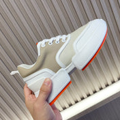 GIGA SNEAKER BEIGE MIX WHITE CALFSKIN