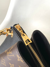 LV 25S OPÉRA MEDIUM BAG 26 IN BROWN AND BLACK MONOGRAM CALFSKIN GOLD HARDWARE