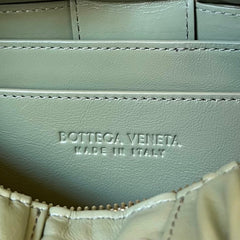 SMALL BRICK CASSETTE 23 IN SWAMP GREEN SOFT LAMBSKIN