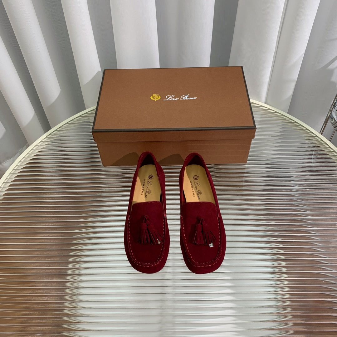 LP DOT SOLE WALK LOAFERS JAM SUEDE