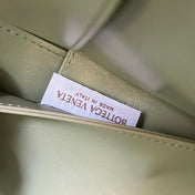 SMALL ARCO TOTE 30 IN TRAVERTINE SOFT LAMBSKIN