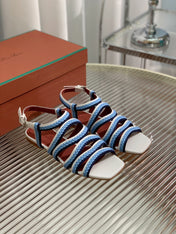 LP SPRIGHTLY CHARMS SANDAL SKY CALFSKIN