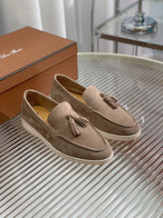 LP SUMMER WALK TASSELS LOAFERS PEANUT SUEDE