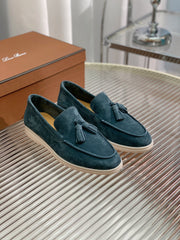 LP SUMMER WALK TASSELS LOAFERS AEGEAN SUEDE