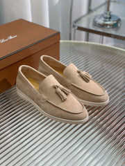 LP SUMMER WALK TASSELS LOAFERS TORTILLA SUEDE
