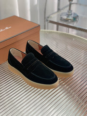 LP RETRO SUMMER WALK LOAFERS BLACK SUEDE
