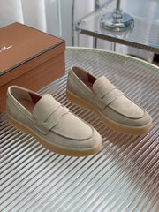 LP RETRO SUMMER WALK LOAFERS BEIGE SUEDE