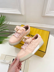 FENDI TRAINER SNEAKER IN LIGHT PINK LAMBSKIN