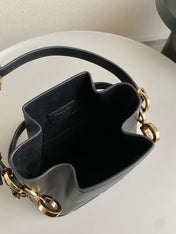 MEDIUM C'EST 24 IN BLACK CD-EMBOSSED CALFSKIN