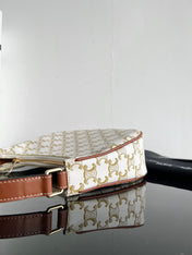 TRIOMPHE 23 COWHIDE WHITE CARO