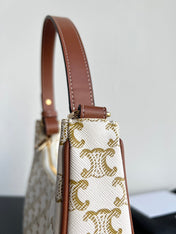 TRIOMPHE 23 COWHIDE WHITE CARO