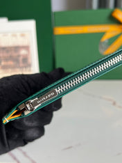 INSERT LOUISE 21 IN GREEN GOYARDINE CANVAS