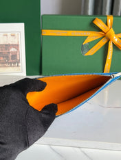 INSERT LOUISE 21 IN TORY BLUE GOYARDINE CANVAS