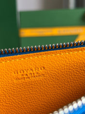 INSERT LOUISE 21 IN TORY BLUE GOYARDINE CANVAS