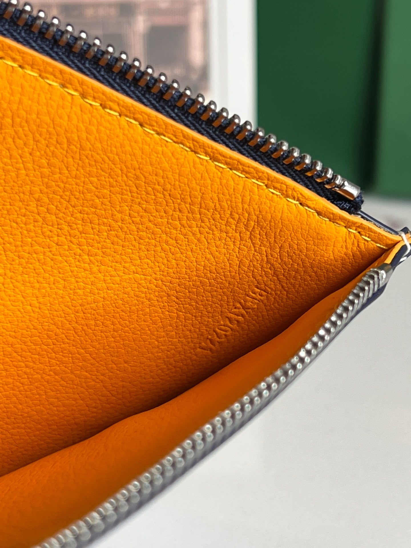 INSERT LOUISE 21 IN GUNPOWDER BLUE GOYARDINE CANVAS