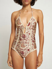 ZIMMERMANN BIKINI WITH PLUNGING NECKLINE 270503