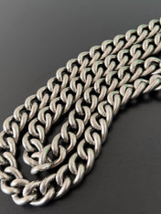 CRUSH CHAINED BAG 32 IN GREEN QUILTED CRUSHED CALFSKIN SILVER HARDWARE