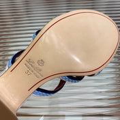 LP SPRIGHTLY CHARMS MID-SANDAL SKY CALFSKIN