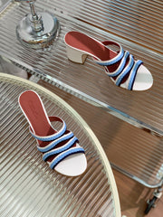 LP SPRIGHTLY CHARMS MID-SANDAL SKY CALFSKIN