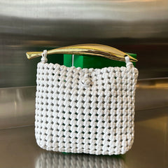 SARDINE 29 BAG IN WHITE LAMBSKIN