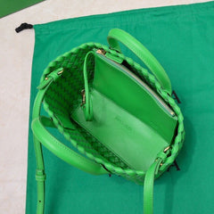 Mini Cabat 20cm Dark Green Lambskin Ghw