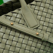 Mini Cabat 20cm Light Green Lambskin Ghw