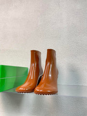 ATOMIC ANKLE BOOT IN BRONZE BROWN CALFSKIN 75 MM