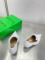 HIGH PUMP 35 MM IN WHITE CALFSKIN