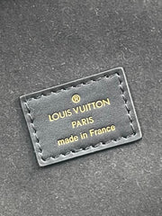 VANITY 19 IN BLACK MONOGRAM EMBOSSED CALFSKIN GOLD HARDWARE